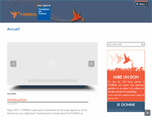 Tablet Screenshot of fonreal.org